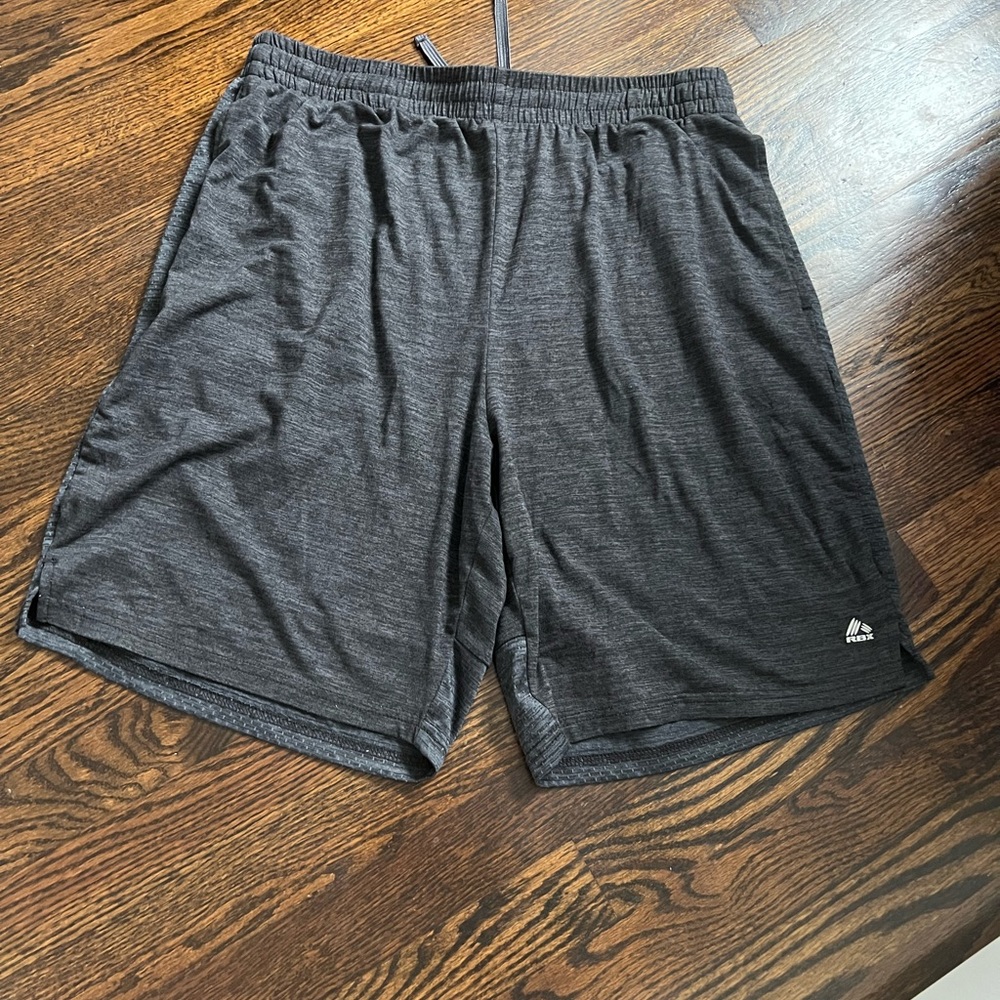 Mens athletic shorts dark grey